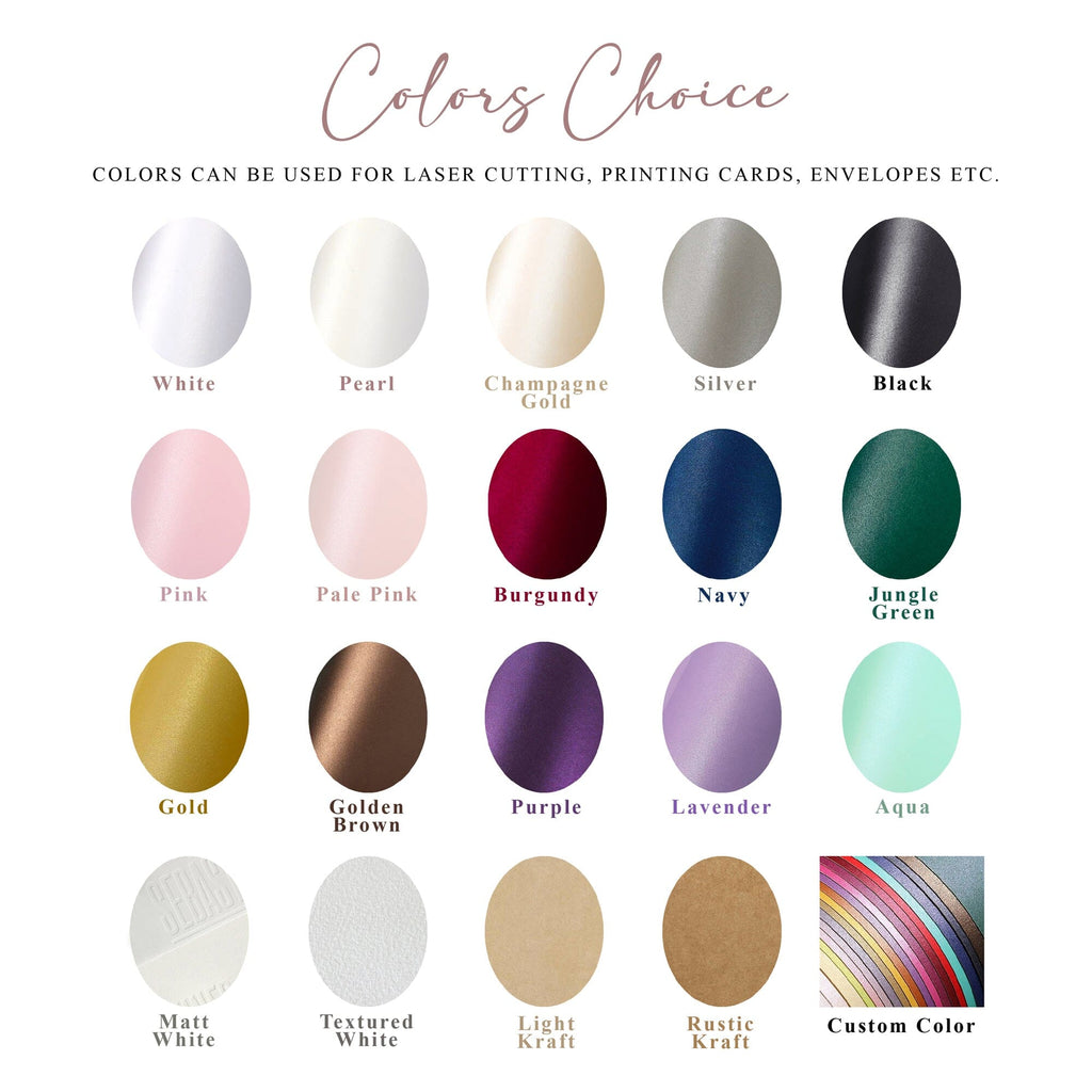 Elegant Floral Pocket Wedding Invitations, Romantic Burgundy Rose Wedding Invitation with RSVP Card, Envelope Addressing & Printing Service Wedding Ceremony Supplies Picky Bride