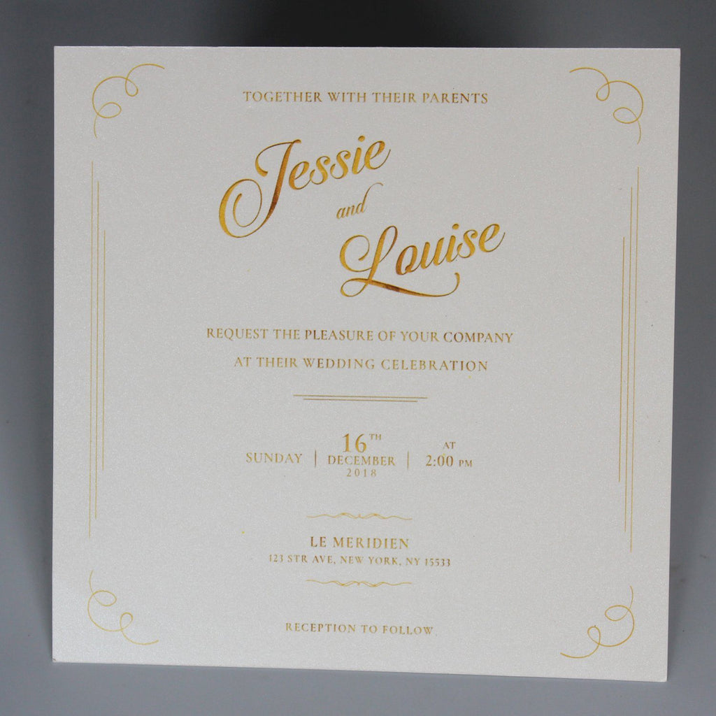 Elegant Floral Pocket Wedding Invite Cards for Rose Wedding Theme Picky Bride