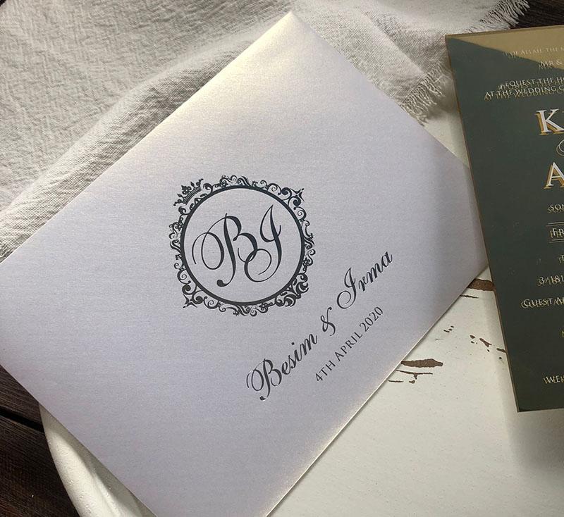 Gold Mirror Acrylic Wedding Invitations Mirror Invitation Card Luxury Wedding Idea Picky Bride