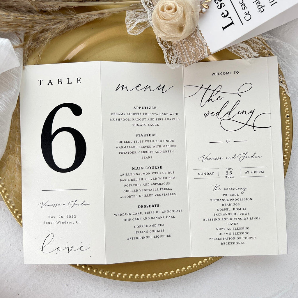 Laser Cut Gold Wedding Invitations with RSVP Cards, Vellum Wedding Logo Personalized, Picky Bride Flower Invites, Table Card Wedding Ceremony Supplies Picky Bride