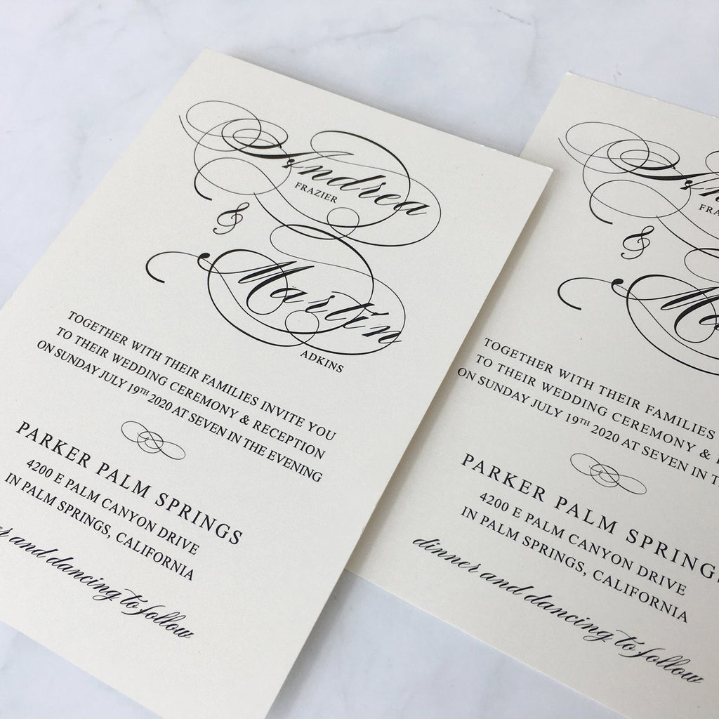Laser Cut Wedding Invitations Yellow Gold Invitations With RSVP Cards Picky Bride