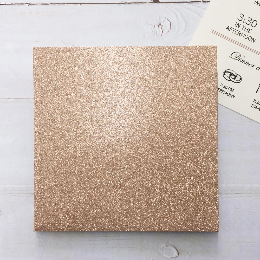 Luxury Gold Glitter Wedding Invitations Picky Bride