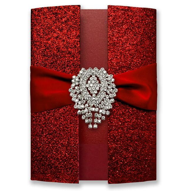 Luxury Red Wedding Invitation Cards Picky Bride 