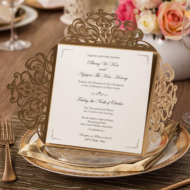 Luxury Wedding Invitation Bridal Shower Invitation Cards - Set of 50 pcs Picky Bride