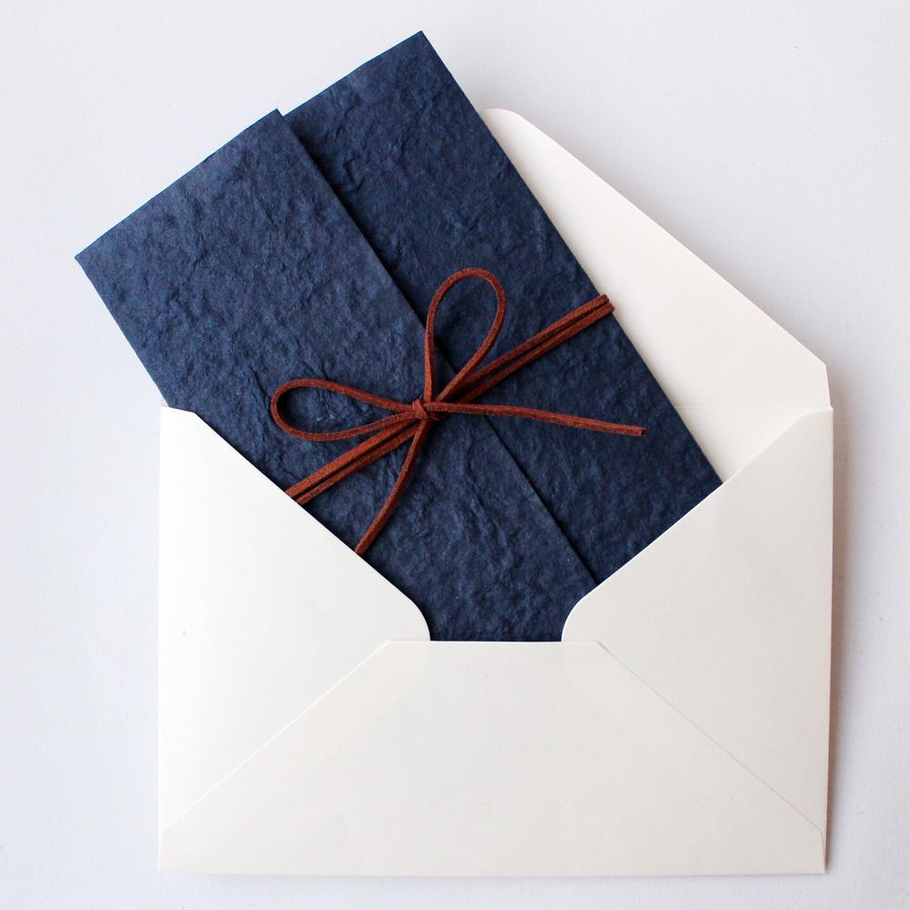 Navy Blue Wedding Invitations Pocket Invitation Cards Picky Bride