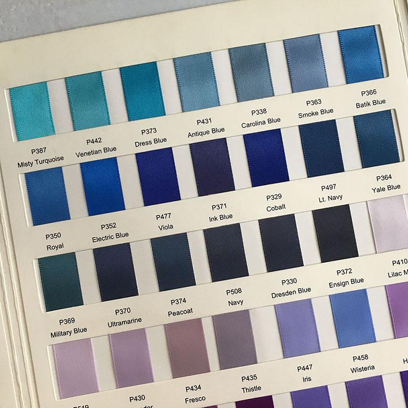 Navy Luxury Wedding Cards Invitations with Ribbon Bow Picky Bride