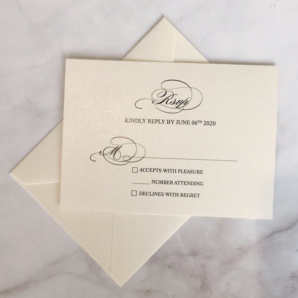 Picky Bride Gray Wedding Invitations Pocket Wedding Invite Cards with RSVP and Envelopes Silver Wedding Theme Picky Bride