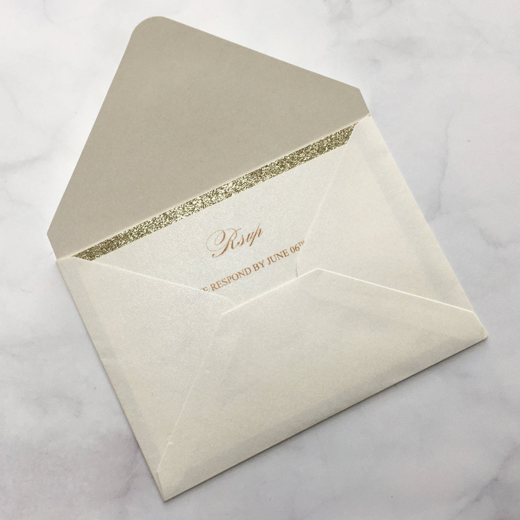 Picky Bride Luxury Glitter Gold Wedding Invitations Laser Cutting Invitation Cards With Envelope Picky Bride