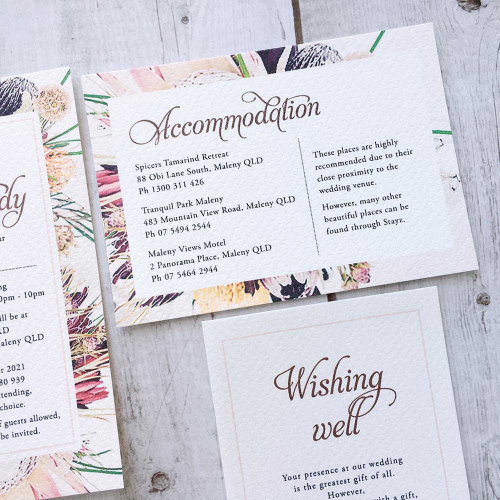 Picky Bride Tri-fold Pocket Wedding Invitations Suite with Envelope Picky Bride