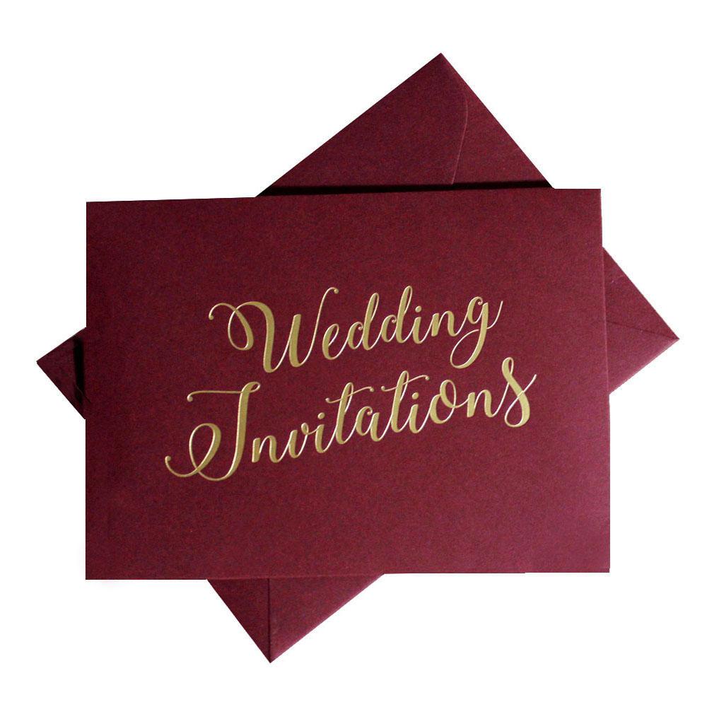Picky Bride Wedding Invitations Envelope Pearl Paper Envelopes Elegant Hot Stamping Invitation Envelope Picky Bride