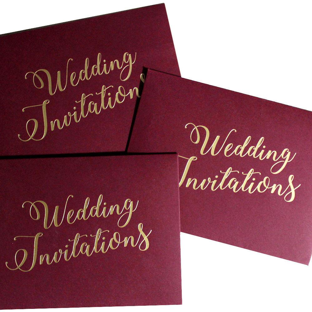Picky Bride Wedding Invitations Envelope Pearl Paper Envelopes Elegant Hot Stamping Invitation Envelope Picky Bride