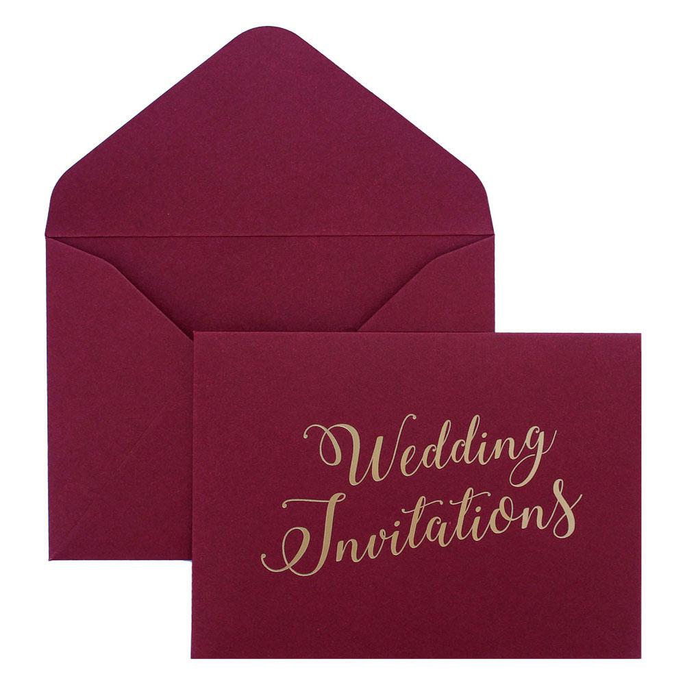 Picky Bride Wedding Invitations Envelope Pearl Paper Envelopes Elegant Hot Stamping Invitation Envelope Picky Bride