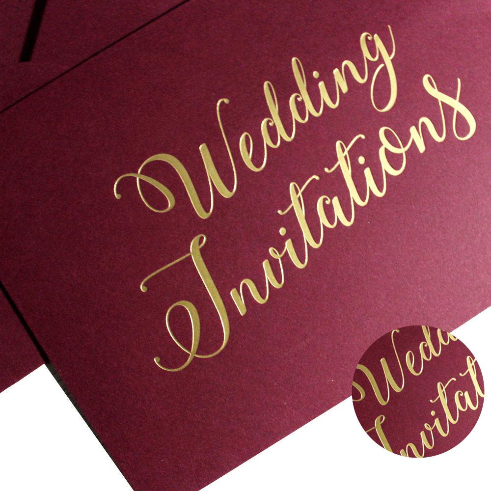 Picky Bride Wedding Invitations Envelope Pearl Paper Envelopes Elegant Hot Stamping Invitation Envelope Picky Bride