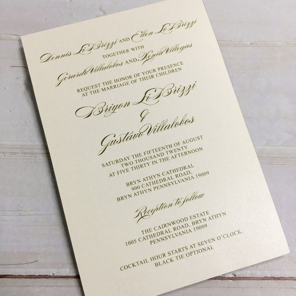 Picky Bride White Laser Cut Wedding Invitation with RSVP Cards Picky Bride