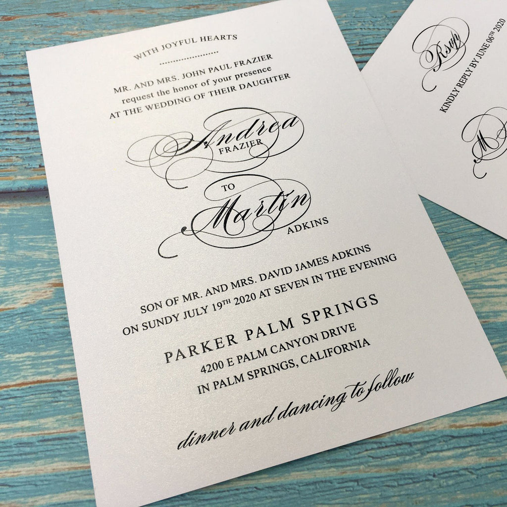 Picky Bride White Wedding Invitations, 3D Laser Cut Wedding Invitations With RSVP Cards Bridal shower Invitations Picky Bride