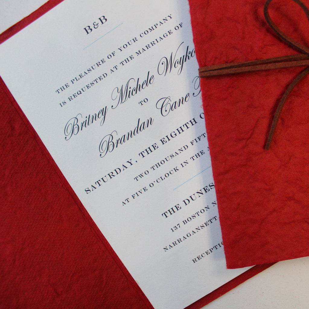 Red Vintage Wedding Invitation Cards, Wedding Announcement Invitation, Bridal Shower Invitation Picky Bride 