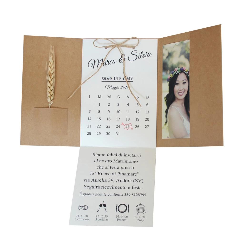 Save the Date Wedding Invitations Pocket with Personalized Invitation Cards Picky Bride