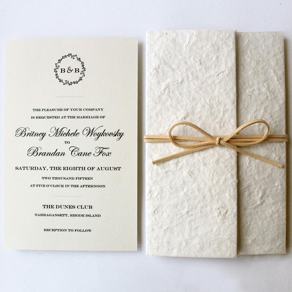 Vintage Wedding Invitations, Ivory Wedding Invitation Picky Bride 