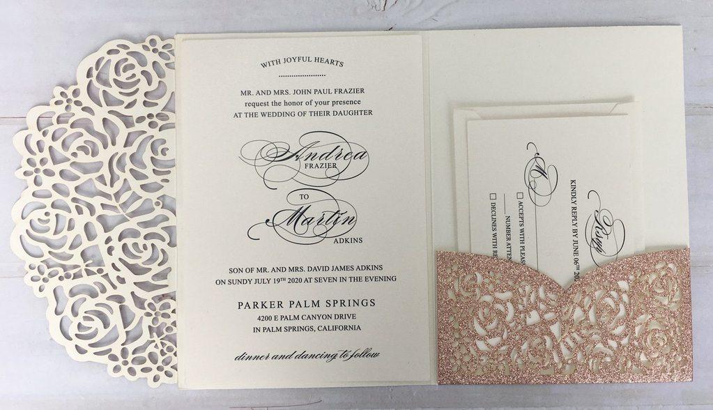 Familiar with the Laser Cut Invitations?