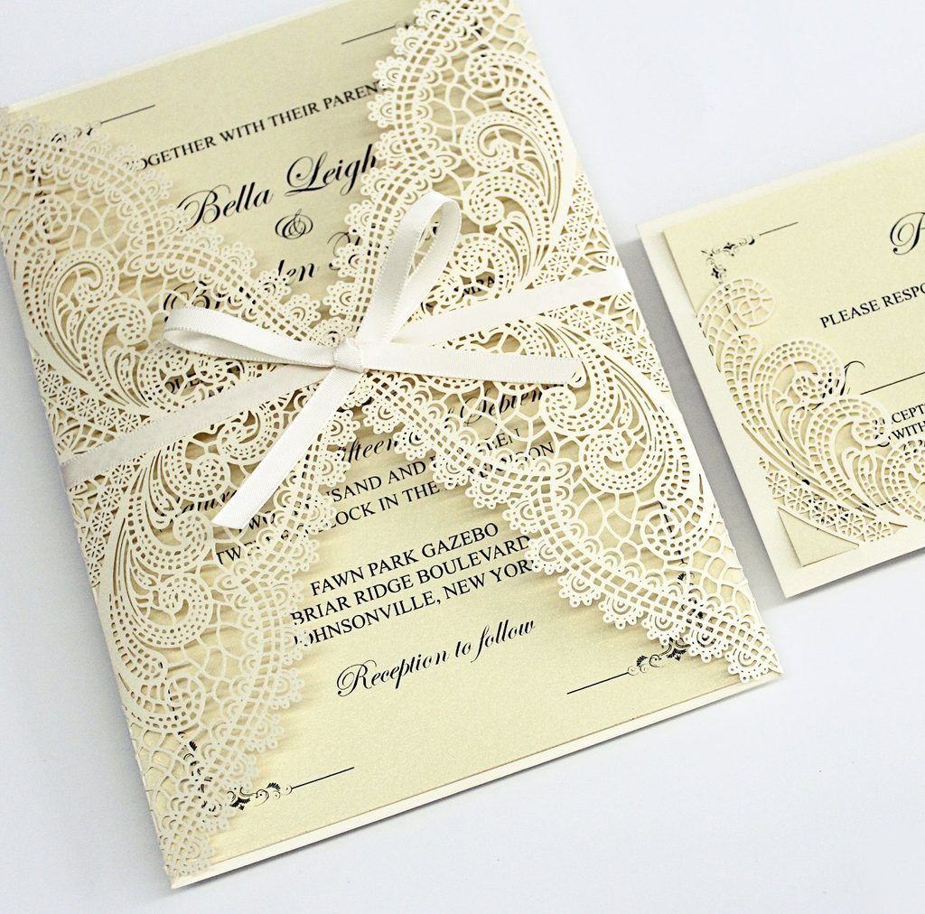 Laser Cut Wedding Invitations knowing no bounds to beauty