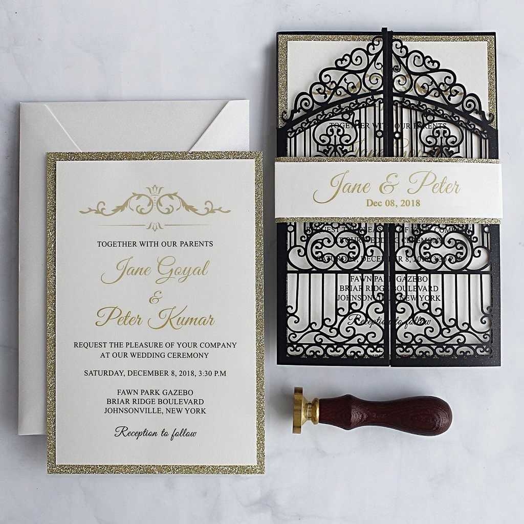 Sophisticated Cheap Wedding Invitations