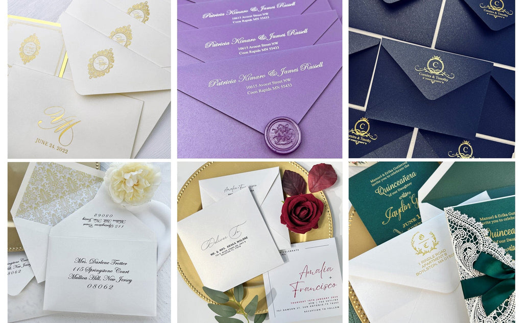 Rose Gold Mirror Wedding Invitation and Monogram Wax Seal, Luxury Acrylic Invitations Wedding Ceremony Supplies Picky Bride 