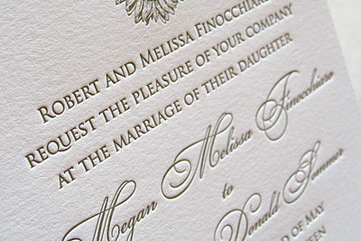 Letterpress Invitations