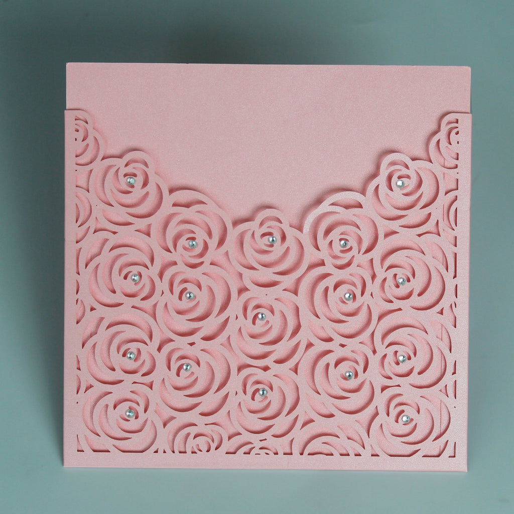 Customized Floral Wedding Invitation Cards With Envelopes and Seals Picky Bride 