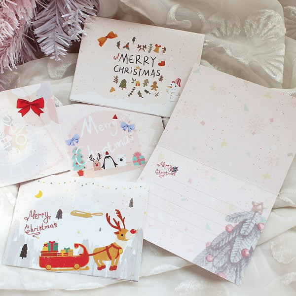 Cute Christmas Cards Moose Card Animal Festive Card Picky Bride 