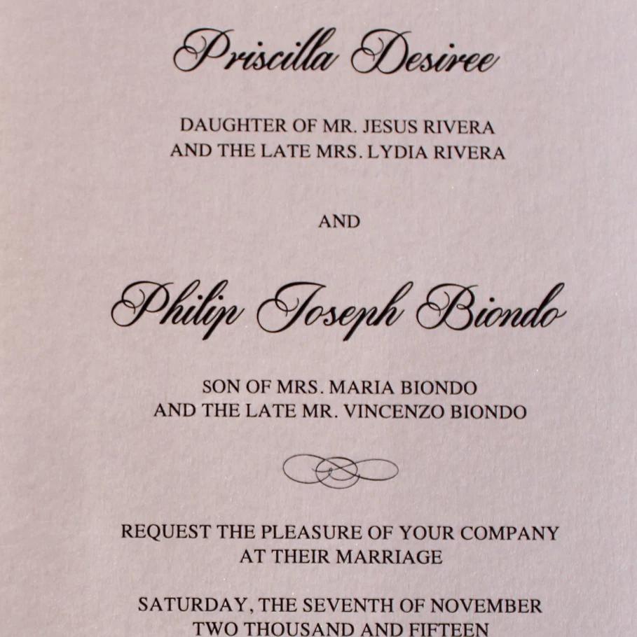 Elegant Wedding Invitations with Custom Printing, Vintage Tree Invitation Pink Invites Picky Bride 