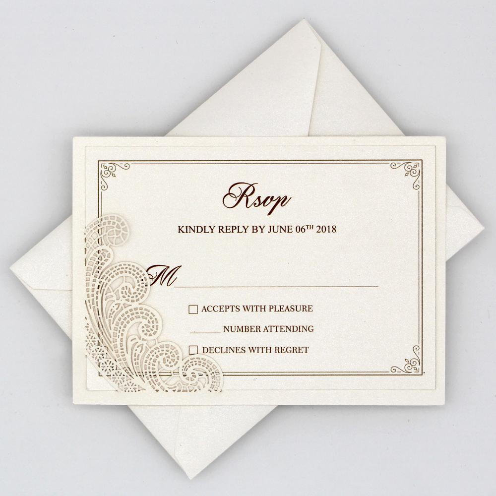 Lace Wedding Invitation, Pocket Wedding Invitation Picky Bride 