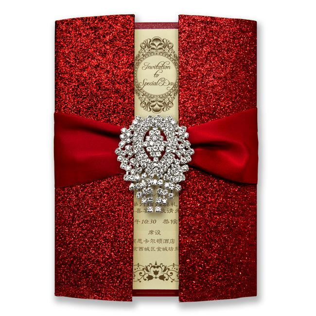 Luxury Red Wedding Invitation Cards Picky Bride 