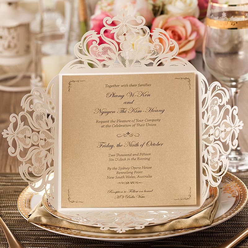 Luxury Wedding Invitation Bridal Shower Invitation Cards - Set of 50 pcs Picky Bride 