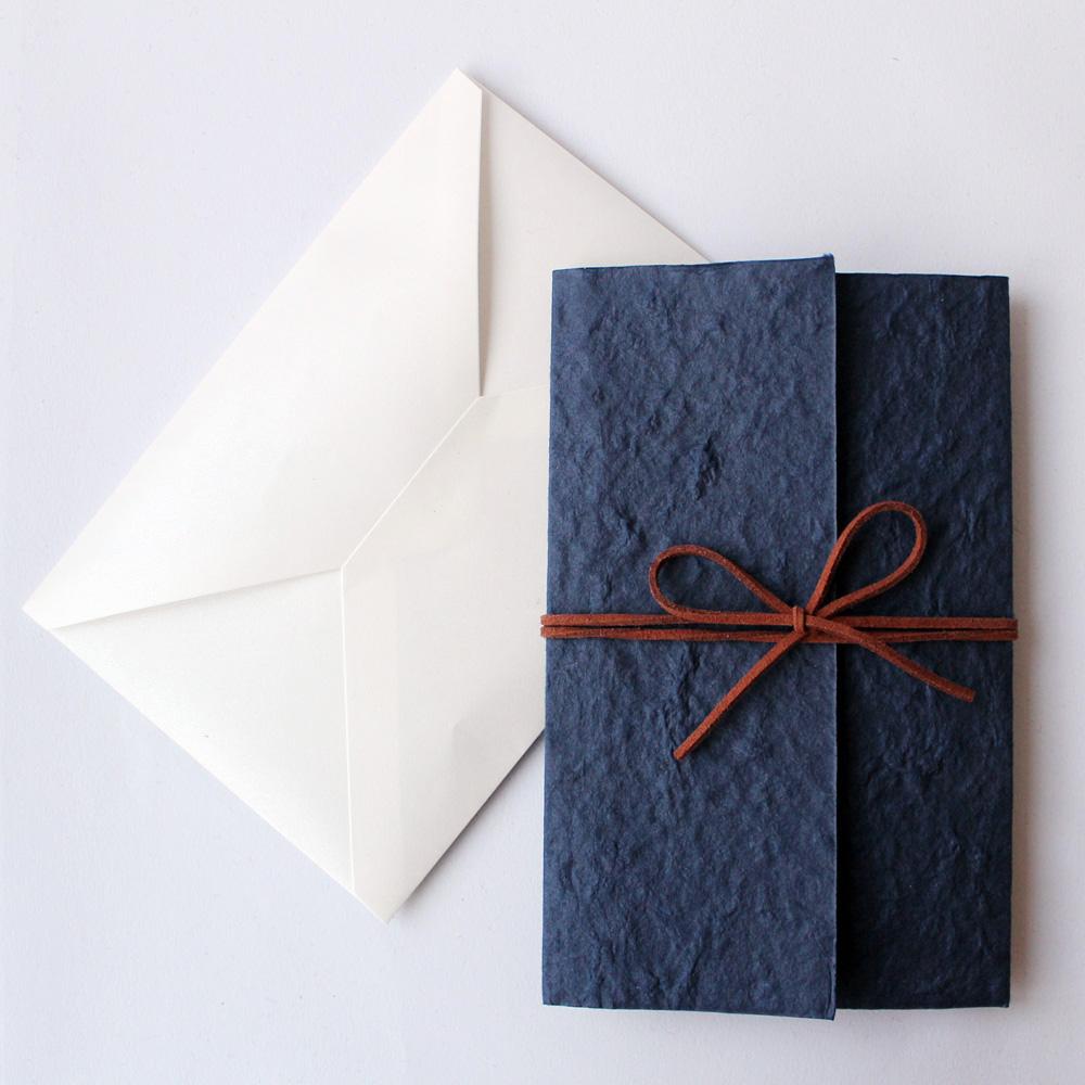 Navy Blue Wedding Invitations Pocket Invitation Cards Picky Bride 