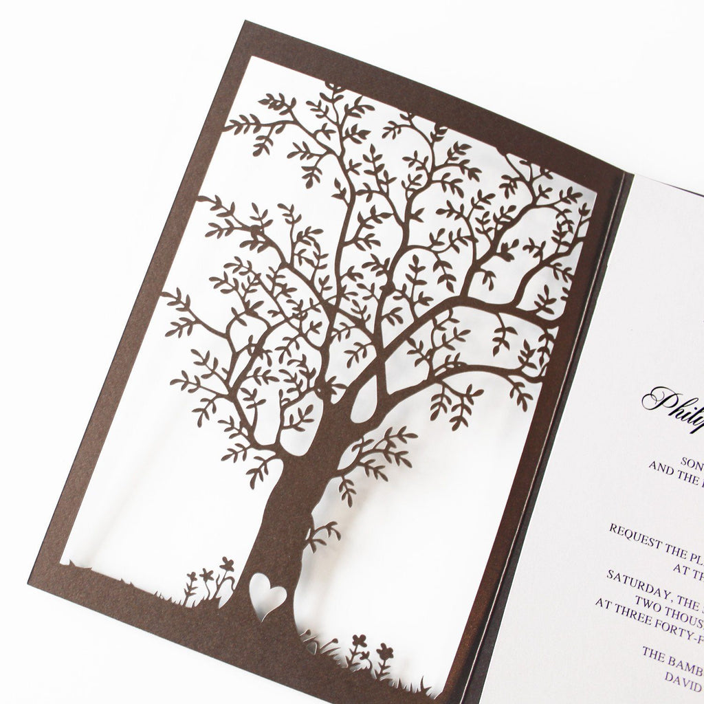 Old Tree Wedding Invitations Personalized, Customized Invitations Cards Picky Bride 