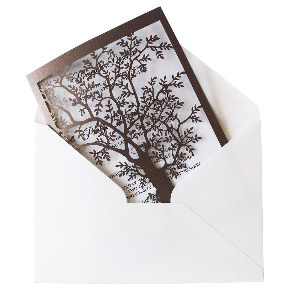 Old Tree Wedding Invitations Personalized, Customized Invitations Cards Picky Bride 