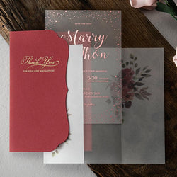 Burgundy, Maroon, Gold with Return Address 5x7 Envelope  Floral wedding  envelopes, Wedding invitation envelopes, Wedding envelopes