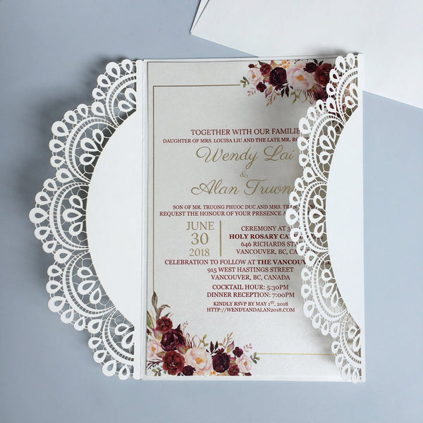 White Elegant Wedding Invitations, Bridal Shower Invitation Picky Bride 